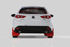 Rally Armor 19-22 Mazda3 GT Sport Hatch Red UR Mud Flap w/ White Logo