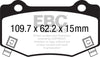 EBC 16+ Cadillac ATS-V 3.6 Twin Turbo Yellowstuff Rear Brake Pads