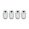 McGard Hex Lug Nut (Cone Seat) M12X1.5 / 13/16 Hex / 1.5in. Length (4-Pack) - Chrome