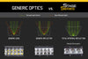 Diode Dynamics 18 In LED Light Bar Single Row Straight - Amber Driving Each Stage Series