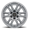 ICON Vector 6 17x8.5 6x135 6mm Offset 5in BS 87.1mm Bore Titanium Wheel