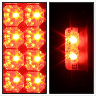 Spyder Ford F150 side 97-03/F250 Super Duty 99-07 LED Tail Lights Blk Smke ALT-YD-FF15097-LED-BSM