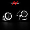 ANZO 1998-2005 Lexus Gs300 Projector Headlights w/ Halo Chrome