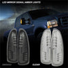 xTune Ford Superduty F250-F650 03-07 Amber LED Mirror Signal Lens - Smoke ACC-LED-FDSD99-MR-SM