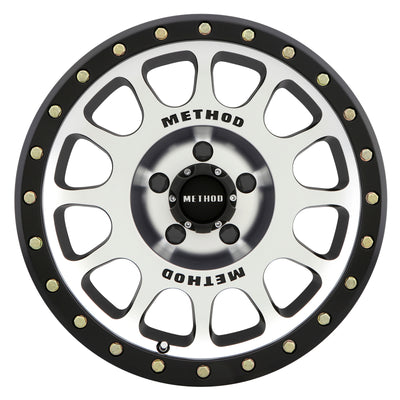 Method MR305 NV 18x9 +25mm Offset 5x150 116.5mm CB Machined/Black Street Loc Wheel