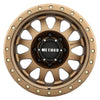 Method MR304 Double Standard 17x8.5 0mm Offset 8x6.5 130.81mm CB Method Bronze Wheel