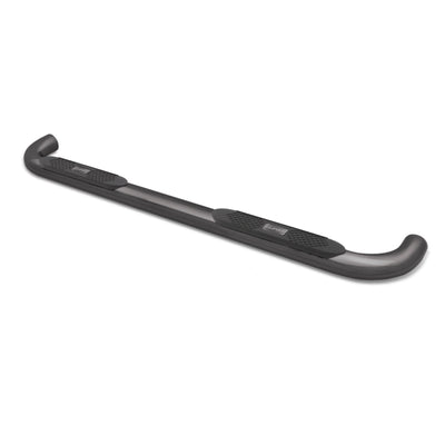 Lund 15-18 Ford F-150 SuperCrew 4in. Oval Curved Steel Nerf Bars - Black