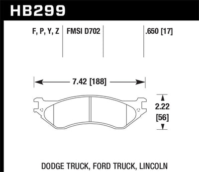 Hawk Performance Ceramic Street Brake Pads