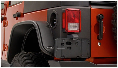 Bushwacker 07-18 Jeep Wrangler Trail Armor Rear Corners - Black