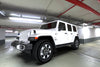Rally Armor 18-22 Jeep JL Wrangler Black UR Mud Flap w/ White Logo