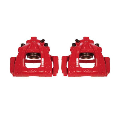 Power Stop 02-06 Mini Cooper Front Red Calipers w/Brackets - Pair