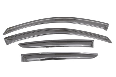 AVS 12-18 Nissan Versa (Excl. Hatch) Ventvisor Outside Mount Window Deflectors 4pc - Smoke