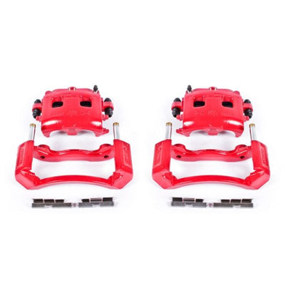 Power Stop 02-05 Dodge Ram 1500 Front Red Calipers w/Brackets - Pair