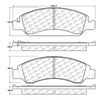 StopTech 2016 Chevy Tahoe Street Touring Front Brake Pads