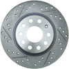 StopTech Select Sport 06-10 Volkswagen Jetta Slotted & Drilled Right Rear Rotor