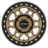 Method MR405 UTV Beadlock 15x7 4+3/+13mm Offset 4x156 132mm CB Method Bronze w/Matte Blk Ring Wheel