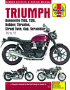 2016-2017 TRIUMPH Bonneville T100, T120, Bobbler, Thruxton, Street Twin, Cup & Scrambler Haynes Manual
