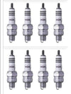 8 Plugs of NGK Iridium IX Spark Plugs CR6HIX/7274