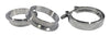 Torque Solution Stainless Steel V-Band Clamp & Flange Kit - 3.75in (95mm)