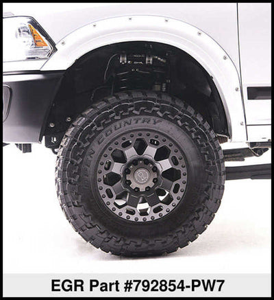 EGR 10+ Dodge Ram HD Bolt-On Look Color Match Fender Flares - Set - Bright White