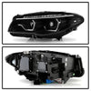 Spyder BMW 5 Series F10 11-13 Xenon/HID AFS Projector Headlights - Black PRO-YD-BMWF10HIDAFS-SEQ-BK