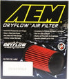 AEM Aif Filter, 3inFLG/ 5inOD/ 6-1/2inH Dry Flow