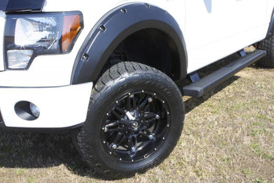 Lund 02-08 Dodge Ram 1500 RX-Rivet Style Textured Elite Series Fender Flares - Black (4 Pc.)