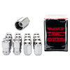 McGard 4 Lug Hex Install Kit w/Locks (Cone Seat Nut) M12X1.5 / 13/16 Hex / 1.5in. Length - Chrome