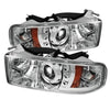 Spyder Dodge Ram 1500 94-01 94-02 Projector Headlights LED Halo LED Chrm PRO-YD-DR94-HL-AM-C