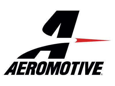 Aeromotive In-Line Filter - (AN -8 Male) 10 Micron Fabric Element Bright Dip Black Finish