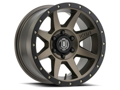 ICON Rebound 18x9 6x135 6mm Offset 5.25in BS 87.1mm Bore Bronze Wheel