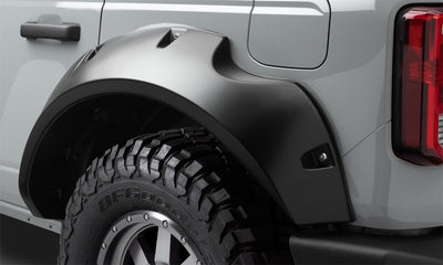 Bushwacker 2021+ Ford Bronco 4-Door Pocket Style Flares 4pc - Black