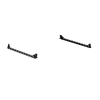 Road Armor TRECK Dual Lower 5-1/2-6ft Bed Accessory Rail Mounts - Tex Blk (Pair)