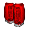 Spyder Chevy Avalanche 07-13 LED Tail Lights Red Clear ALT-YD-CAV07-LED-RC