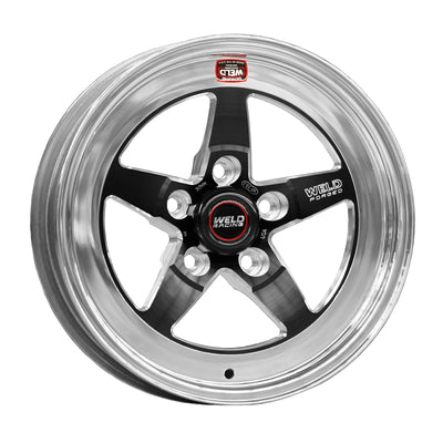 Weld S71 15x10.33 / 5x4.5 BP / 6.5in. BS Black Wheel (Medium Pad) - Non-Beadlock