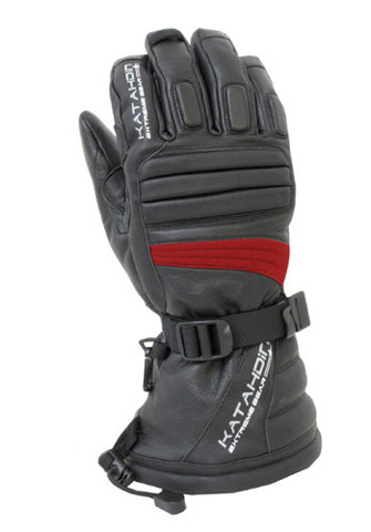 Katahdin Gear Torque Leather Snowmobile Glove (Red)