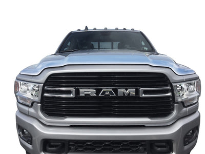 AVS 19-21 RAM 2500/3500 Aeroskin Hood Shield - Chrome