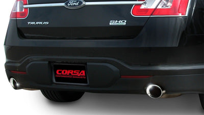 Corsa 10-13 Ford Taurus SHO 3.5L V6 Turbo Polished Sport Cat-Back Exhaust