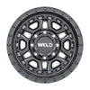 Weld Off-Road W119 17X9 Crux 5X114.3 5X127 ET-12 BS4.50 Satin Black 78.1