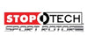 StopTech Power Slot 08-10 Subaru Impreza STi Rear Left Slotted Rotor