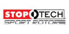StopTech Power Slot 04-06 Audi TT Quattro / 04 VW Golf R32 Right Front Slotted Rotor