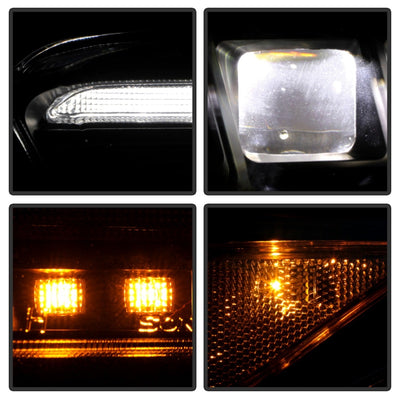 Spyder 16-20 Toyota Tacoma LED Model Only High-Power LED Headlights - Black PRO-YD-TT16LEDAP-BK