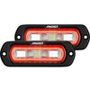 Rigid Industries SR-L Series Flush Mount LED Spreader Pair w/ Amber Halo - Universal