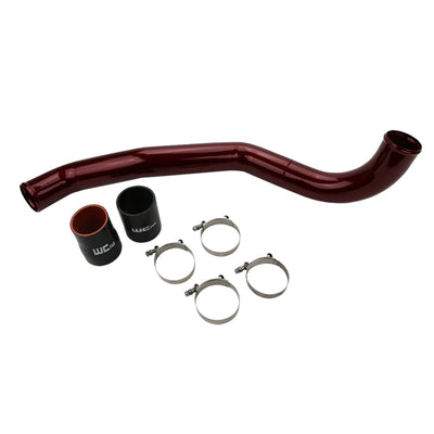 Wehrli 17-19 Chevrolet 6.6L L5P Duramax Driver Side 3in Intercooler Pipe - WCFab Red