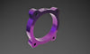 Torque Solution Throttle Body Spacer (Purple): Hyundai Genesis V6 3.8L 2013+