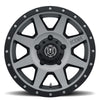 ICON Rebound 18x9 5x150 25mm Offset 6in BS 110.1mm Bore Titanium Wheel