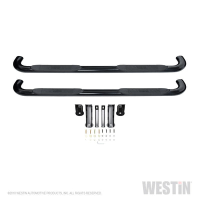 Westin 2019 Chevrolet Silverado/Sierra 1500 Crew Cab Platinum 4 Oval Nerf Step Bars - Black