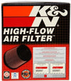 K&N Universal Rubber Filter Dual Flange Oval Tprd 3.75in Base O/S W x 3.438in Top O/S W x 6.75in H