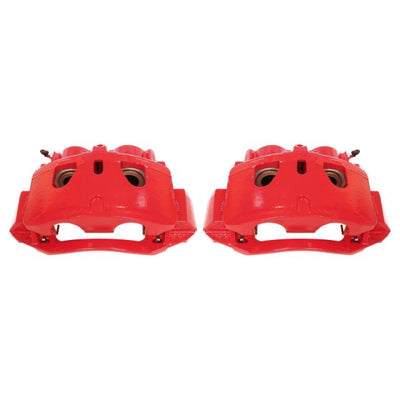 Power Stop 11-19 Chevrolet Silverado 2500 HD Front Red Calipers w/Brackets - Pair