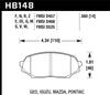 Hawk 89-93 Miata HP+ Street Front Brake Pads (D525)